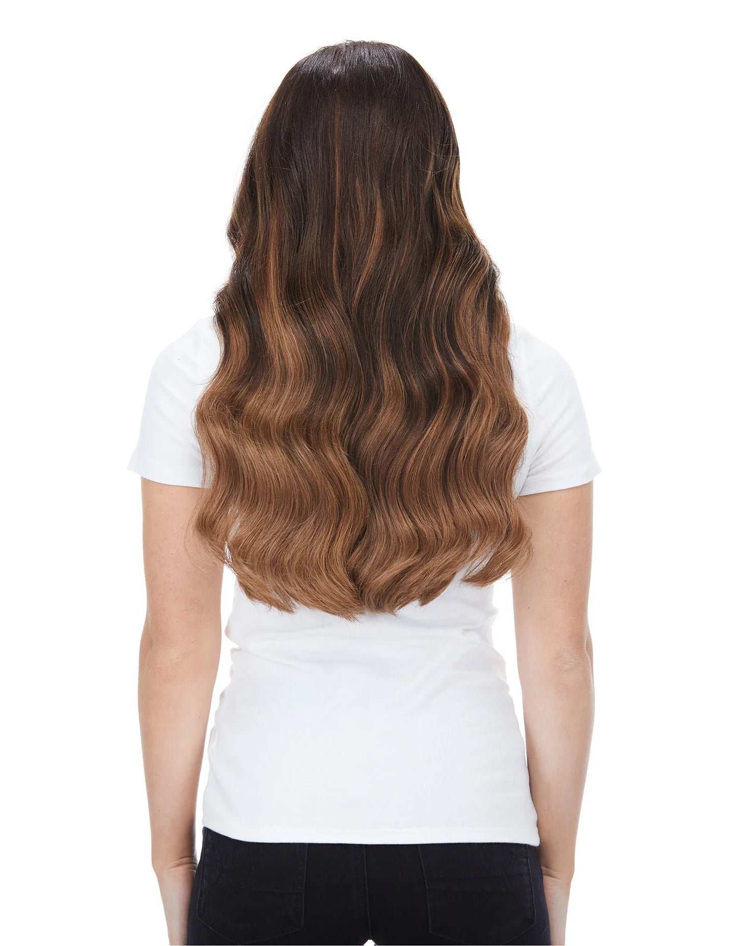 Lush Locks Ombre Clip in Human Hair Extensions