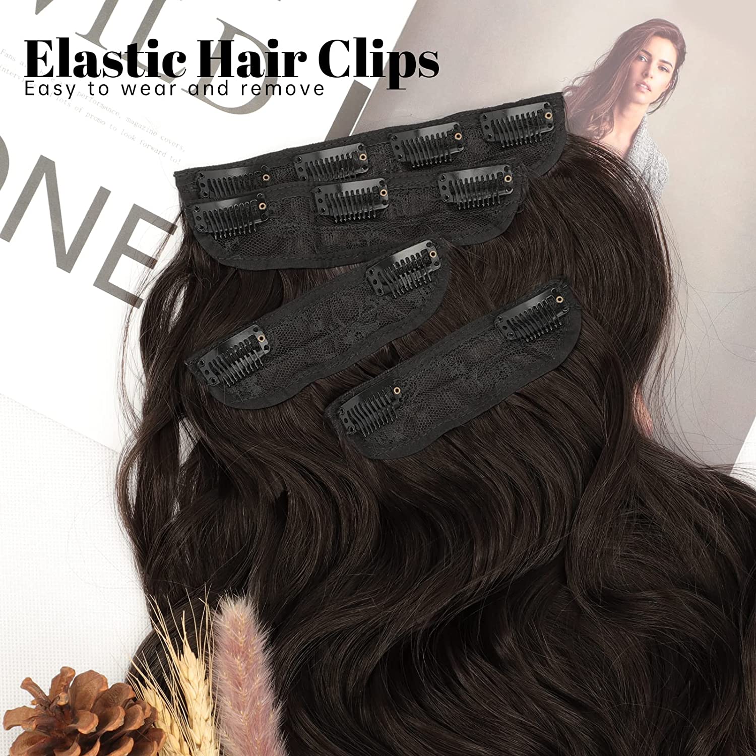 CLIP IN Hair Extensions 100 human hair indian from ABHaircom  YouTube