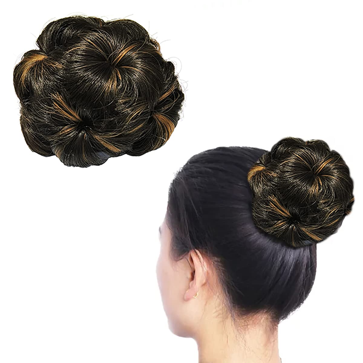 Lush Locks Claw Clip Heavy Bun Hair Piece