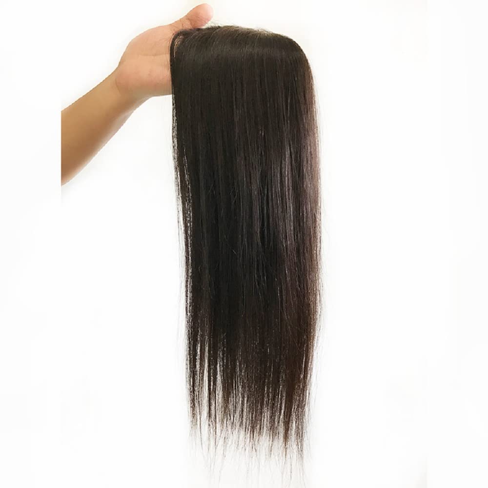 Lush Locks 18inch Human Hair Toppers For Women Silktop base  Crown Topper Extensions