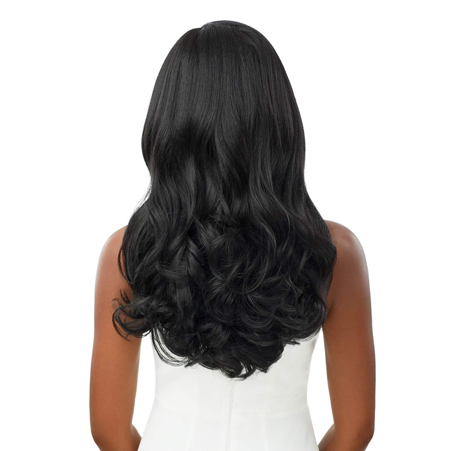 Lush Locks  Natural Looking Black Wavy Wig