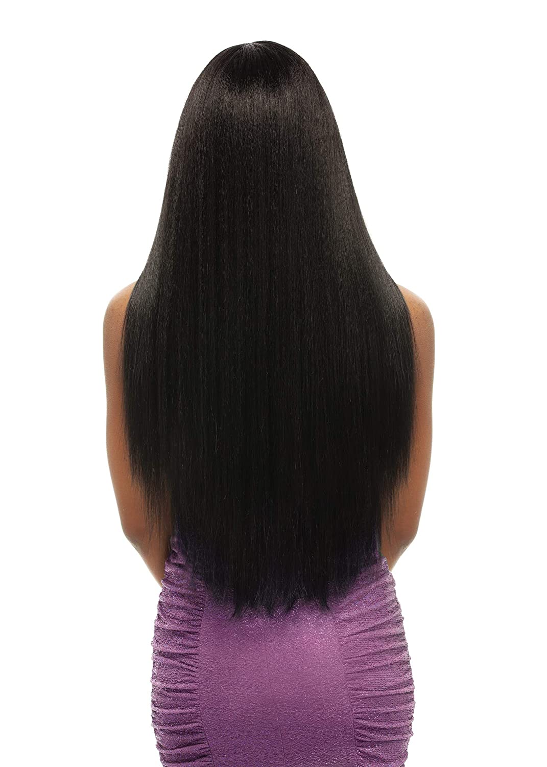 Lush Locks Synthetic Full Head Long Straight Hair Wig for Women.