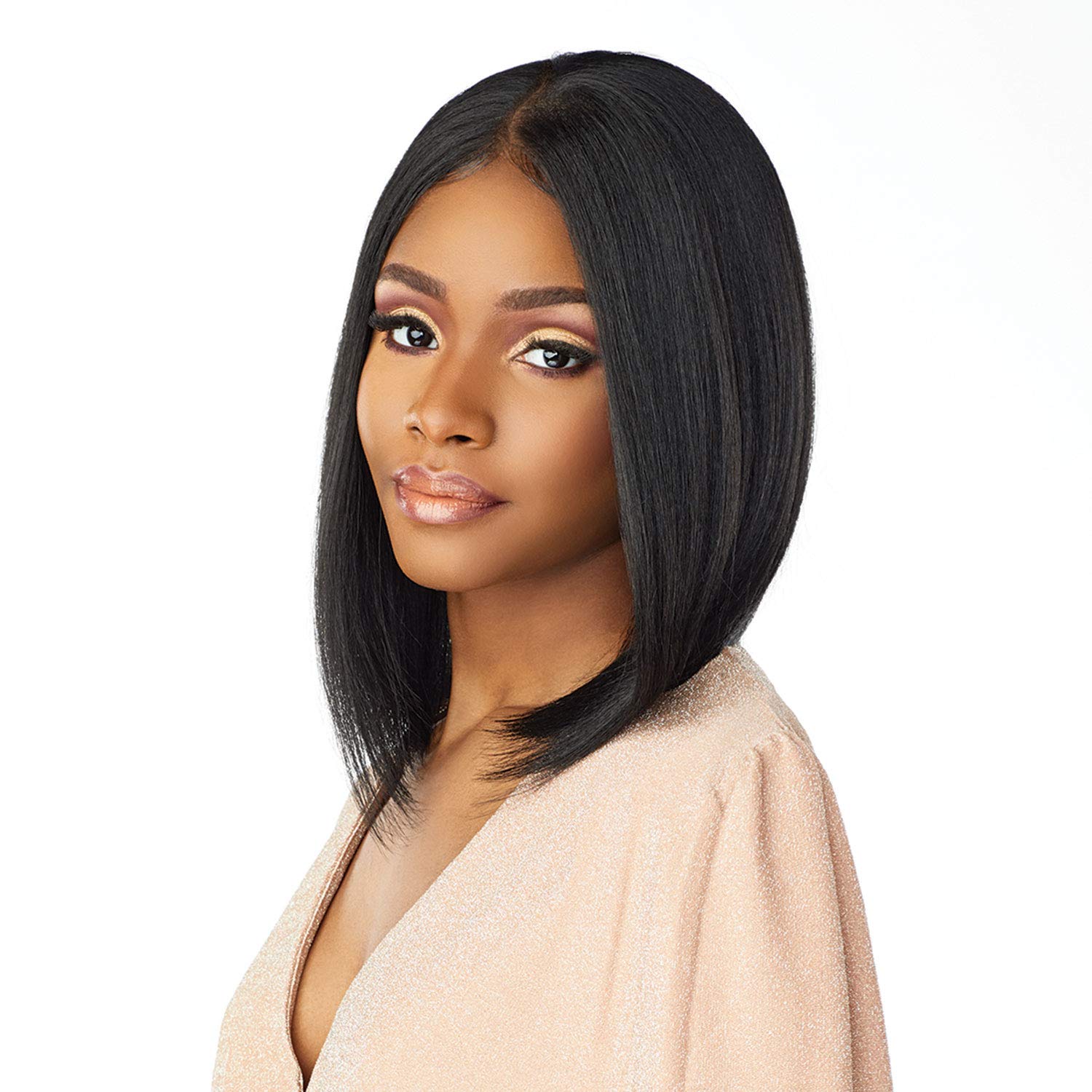 Lush Locks Sensual Straight Short Bob Hair wig