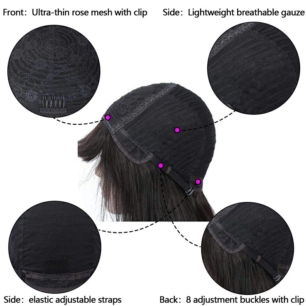 Lush Locks  Glueless Human Hair Wig for Ladies.