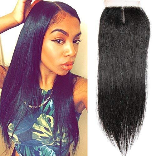Lush Locks Straight Weave Frontal Lace Closure Human Hair Extensions