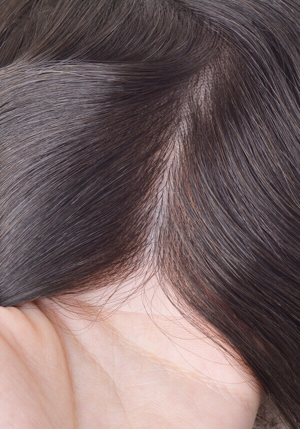 Lush Locks Real Hair Silk Base Triple Layer Mirage Hair Patch/wig/System for Men